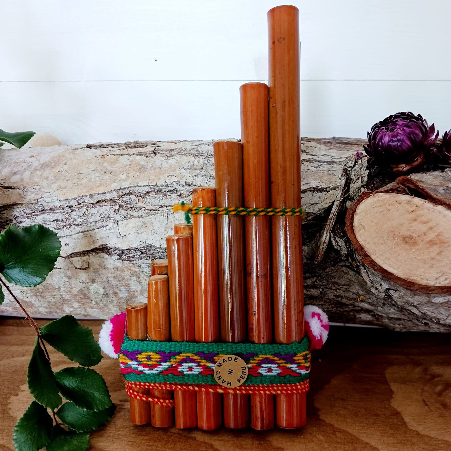 Peruvian Bamboo Pan Pipes | Small Zampona Peruvian Pan pipes UK seller