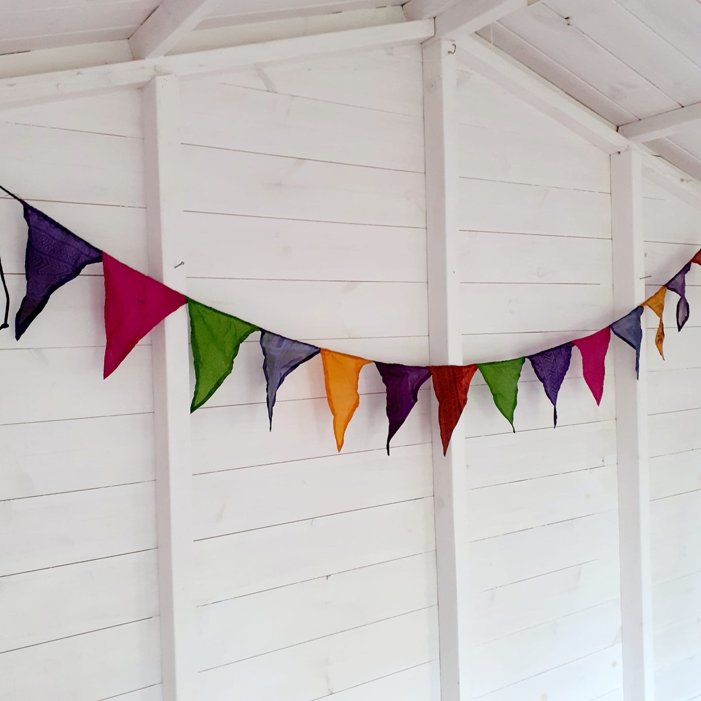 Recycled Sari Bunting