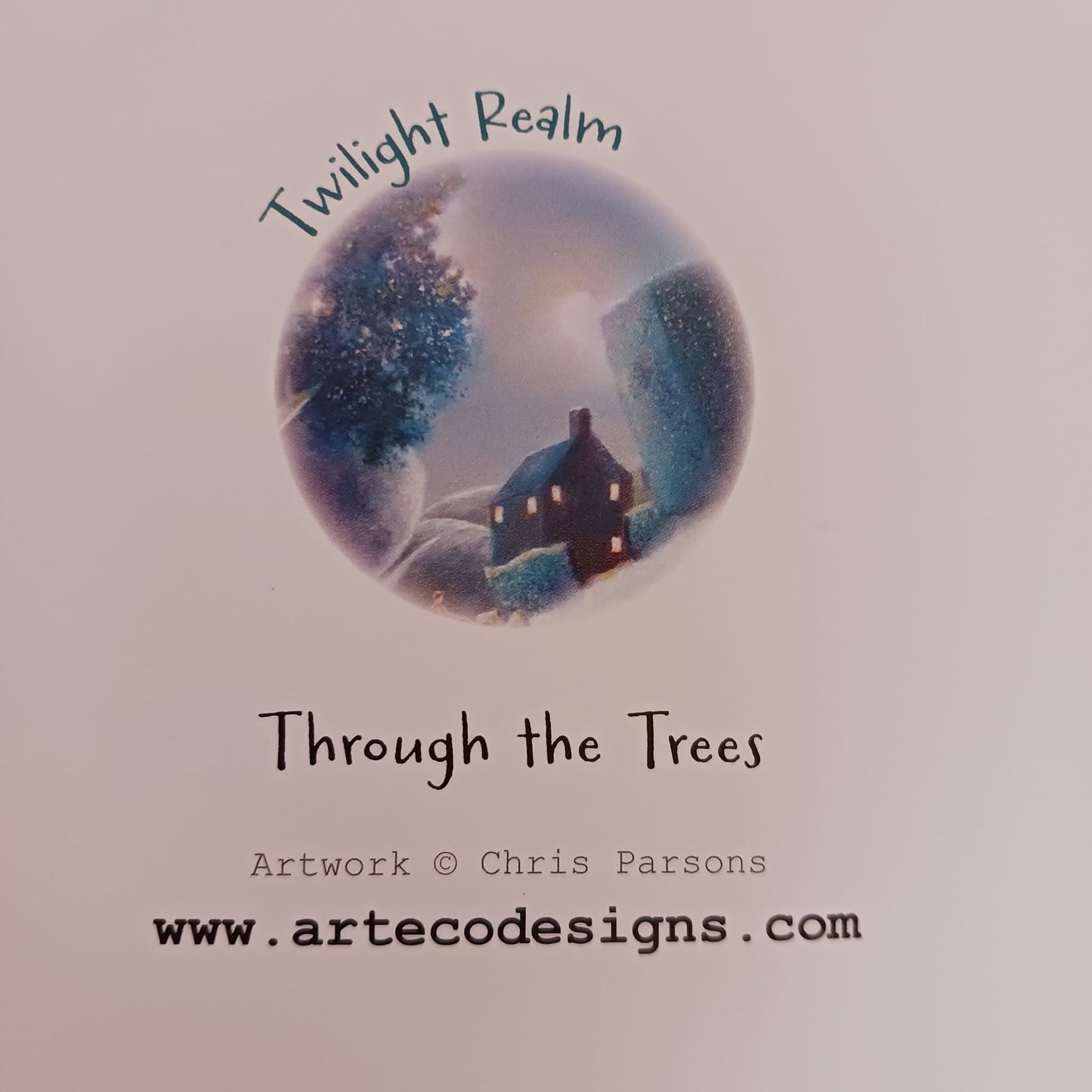 Through the Trees Greetings Card ( Blank Card )