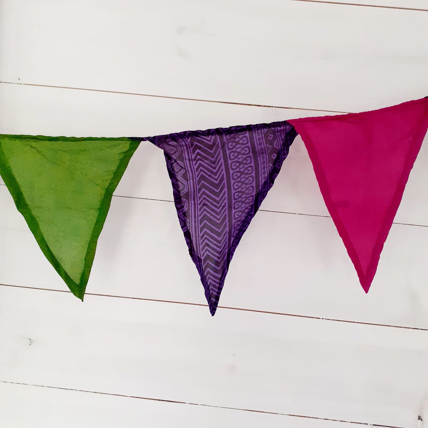 Recycled Sari Bunting