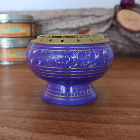 Crown Chakra Resin Incense Burner | Charcoal Jar