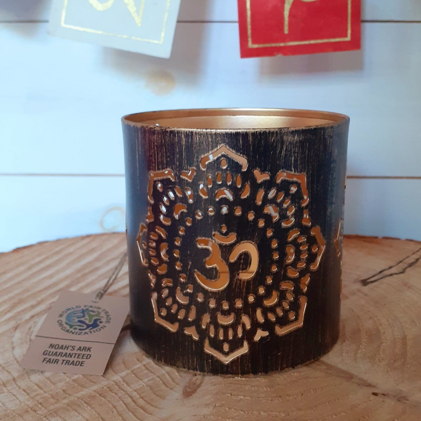 Om Mandala Tea-light Holder