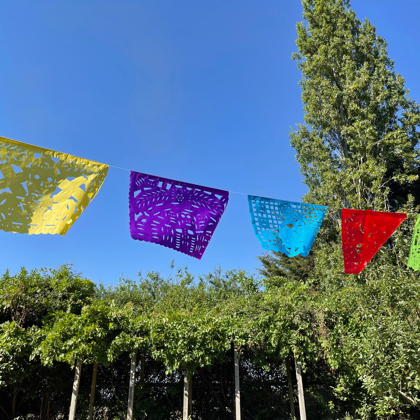 Papel Picado Dia De Muertos Bunting