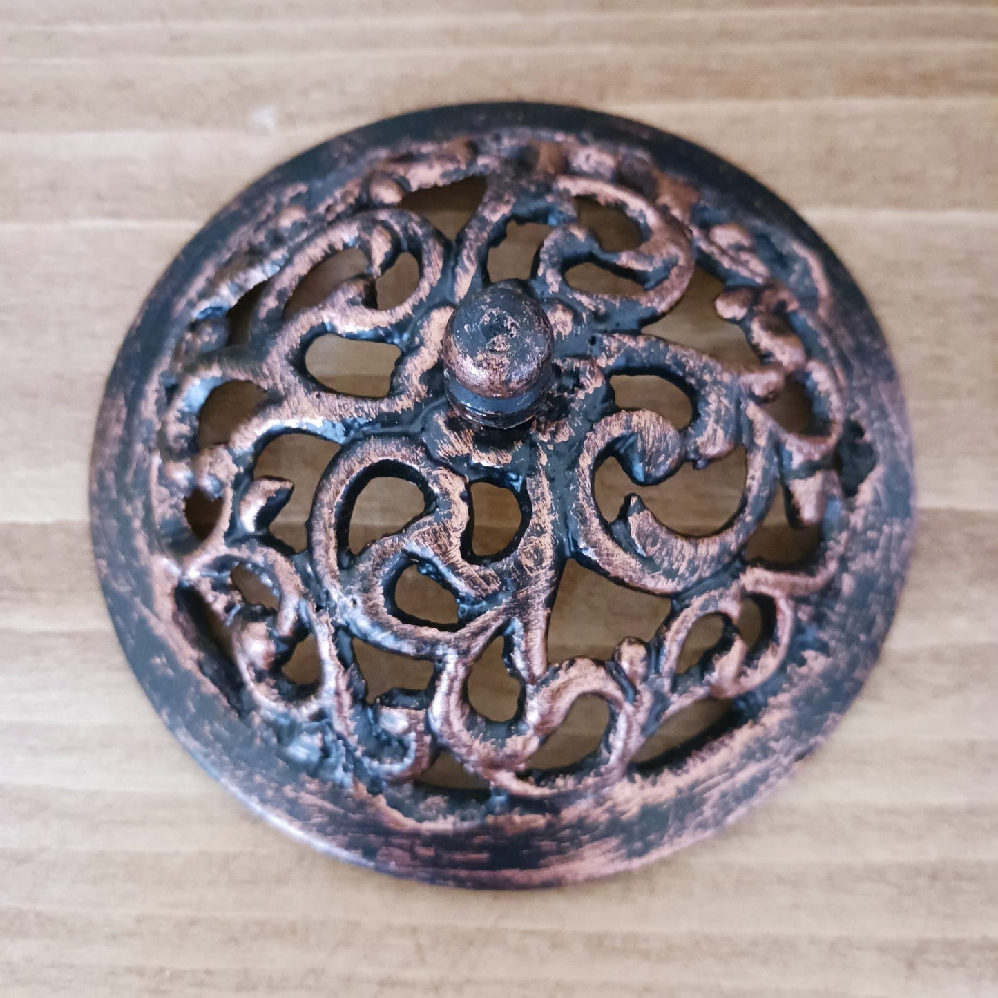 Ornate Iron Incense Burner | Charcoal Burner